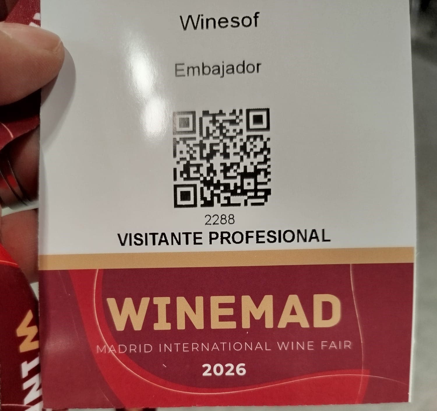 WinesOf representado en WINEMAD 2026