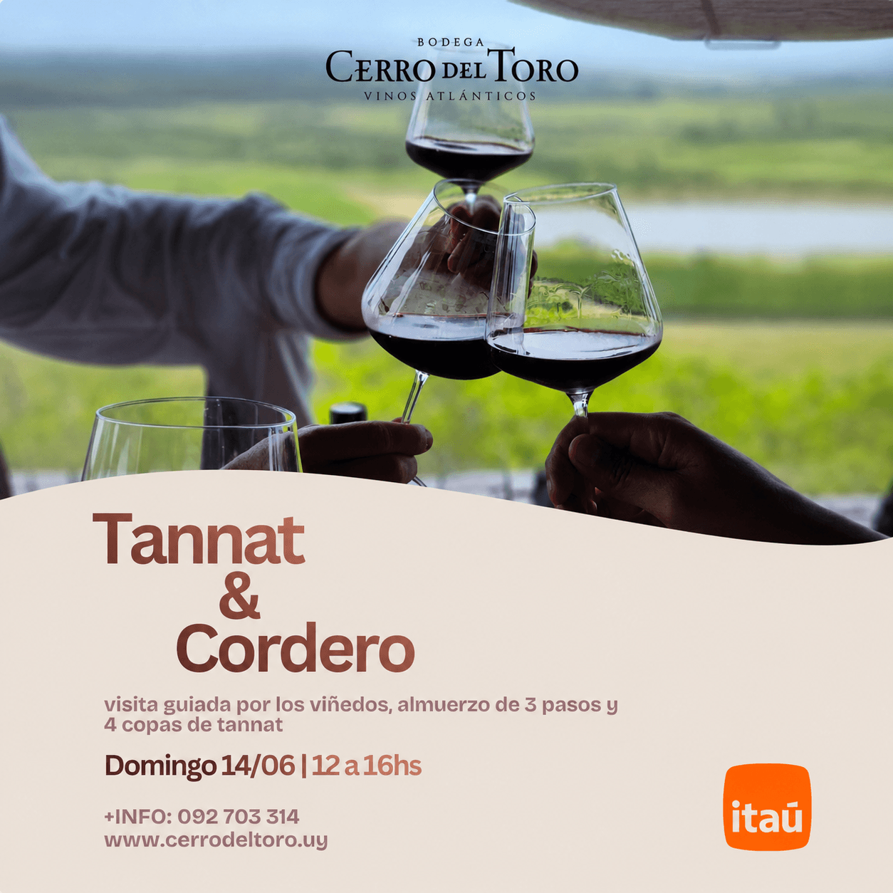 Tannat & Cordero en Bodega Cerro del Toro