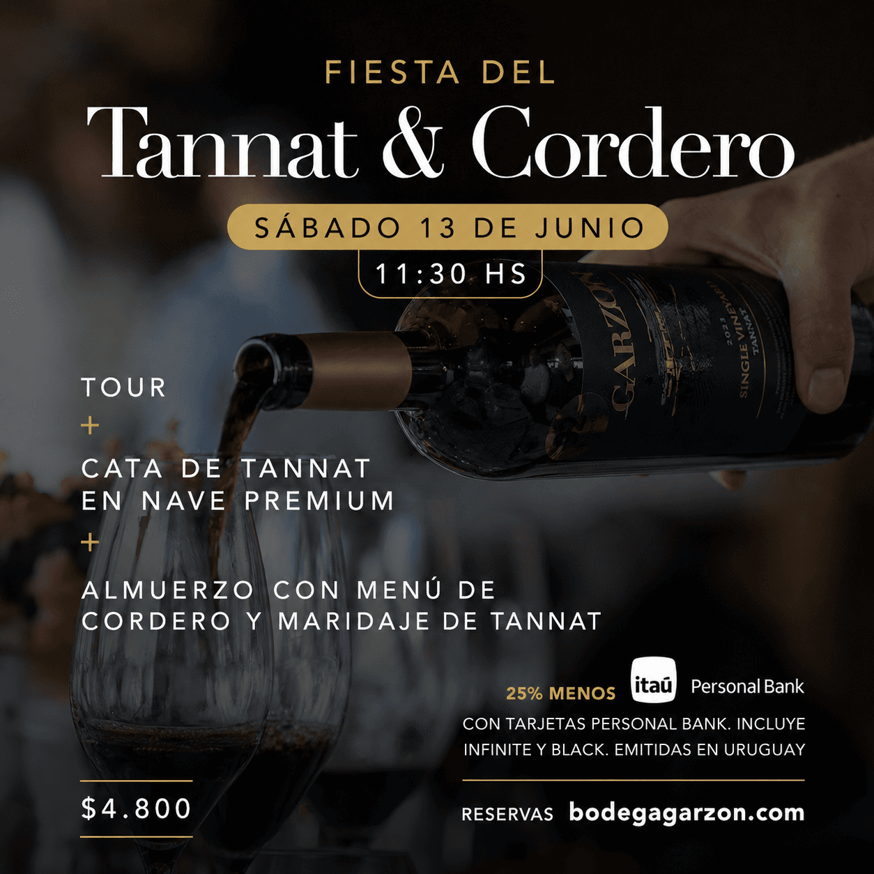 Fiesta del Tannat & Cordero en Bodega Garzón