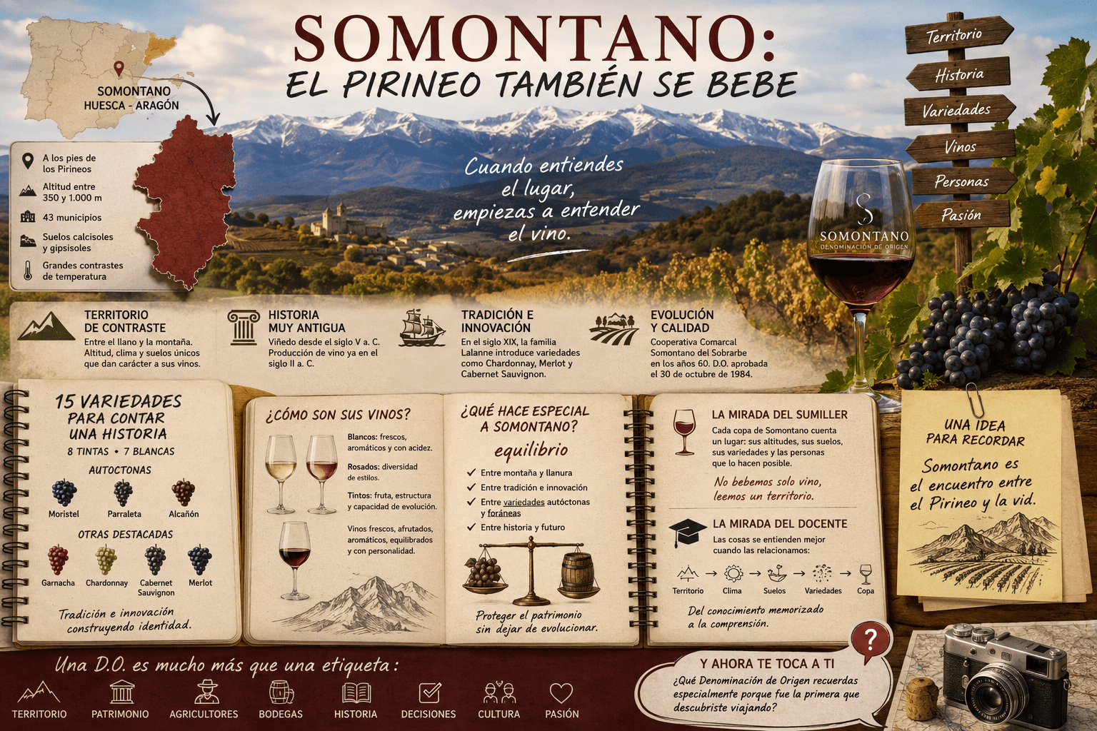 SOMONTANO: EL PIRINEO TAMBIÉN SE BEBE