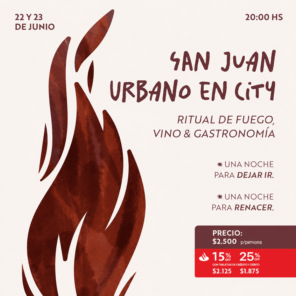 SAN JUAN URBANO EN CITY WINERY 23/06