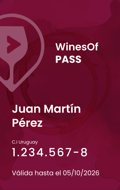 Tarjeta digital WinesOf PASS